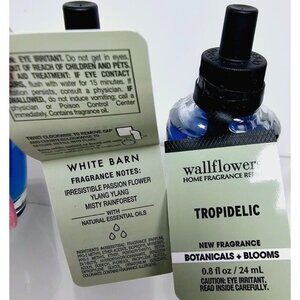 3 TROPIDELIC Bath & Body Works Wallflower Plug In Bulb Refill New